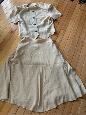 Vintage 80s Top and skirt set